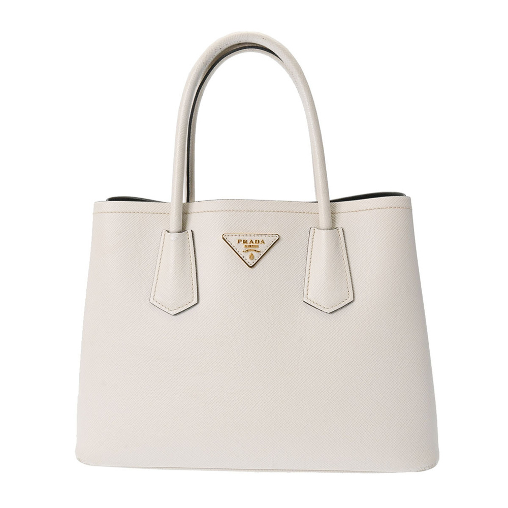 Prada Off Tote White Saffiano Bag - Picture 2 of 11